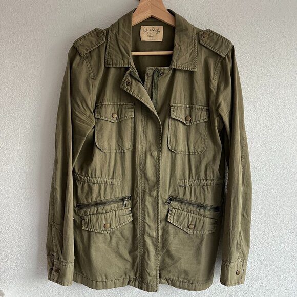 Velvet by Graham & Spencer ruby light-weight army jacket - Picture 2 of 6